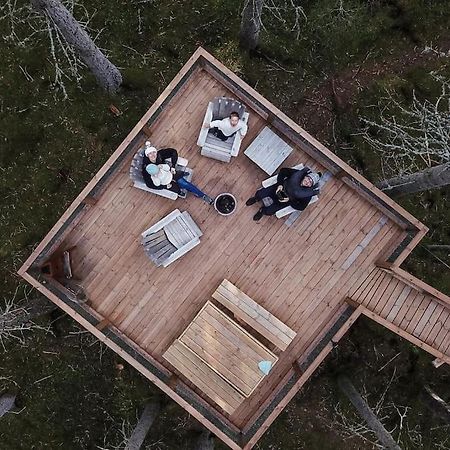 Hotel Treetop Ekne - Hytte I Skogen Med Hengebru à Levanger Extérieur photo