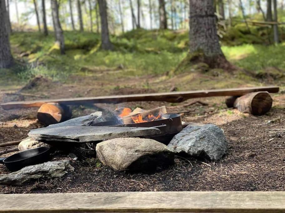 Hotel Treetop Ekne - Hytte I Skogen Med Hengebru à Levanger Extérieur photo