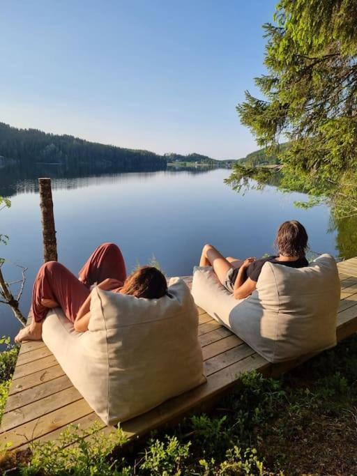 Hotel Treetop Ekne - Hytte I Skogen Med Hengebru à Levanger Extérieur photo